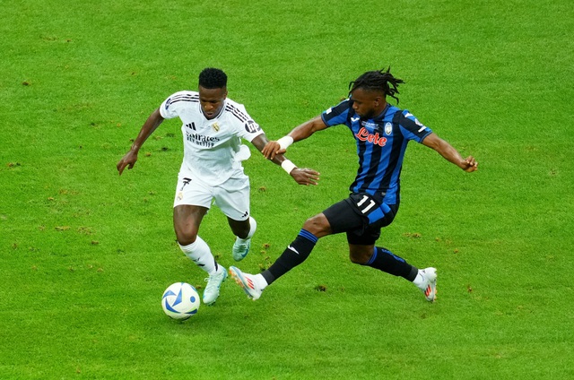 Real Madrid thắng Atalanta trận Siêu cúp, Mbappe có danh hiệu châu Âu đầu tiên- Ảnh 1.