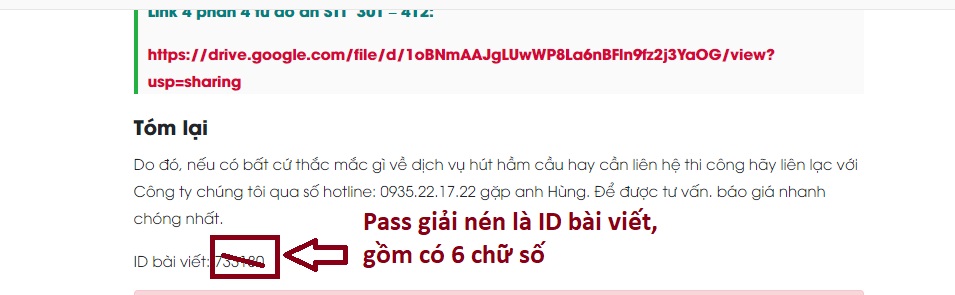 Hướng dẫn lấy Pass giải nén