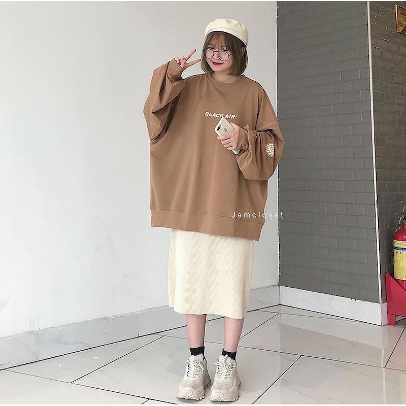 Cách mix đồ với hoodie oversize vừa đẹp vừa cá tính cho nam và nữ 5